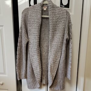 Mossimo Supply Co. Heather Gray Cardigan